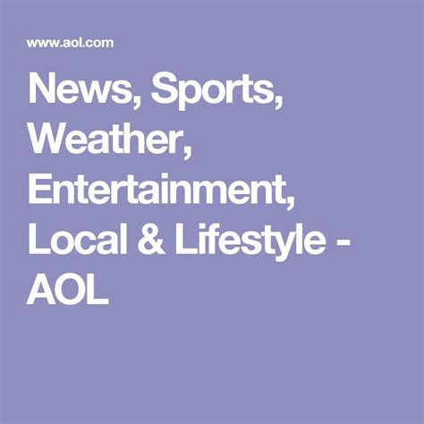 aol news and sports and weather